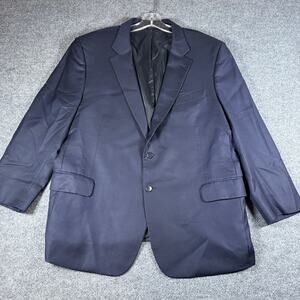 Jos A. Bank Men's 2-Button Blazer - Blue - Size 46S - 100% Wool
